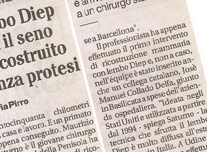 Lembo DIEP — il seno ricostruito senza protesi